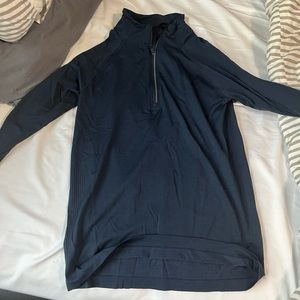 lululemon Metal Vent 1/4 ZipNavy Blue XS